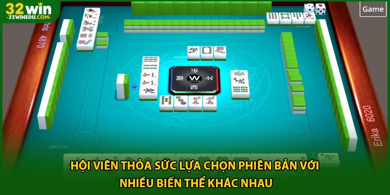 Hội viên thỏa sức lựa chọn phiên bản với nhiều biến thể khác nhau